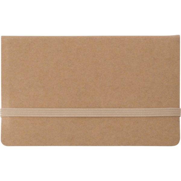 Marque-pages autocollantes brun personnalisable avec logo