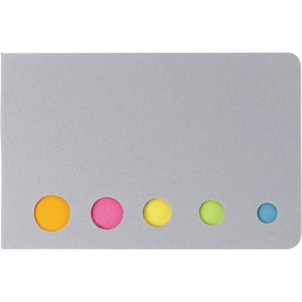 Marque-pages autocollants argent personnalisable avec logo