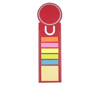 Marque-pages autocollants Young rouge personnalisable avec logo