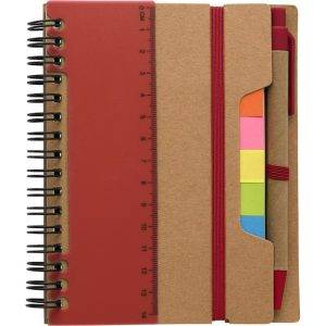 Marque-pages, carnet, notes autocollantes, stylo bille personnalisable – réf. V2991-05