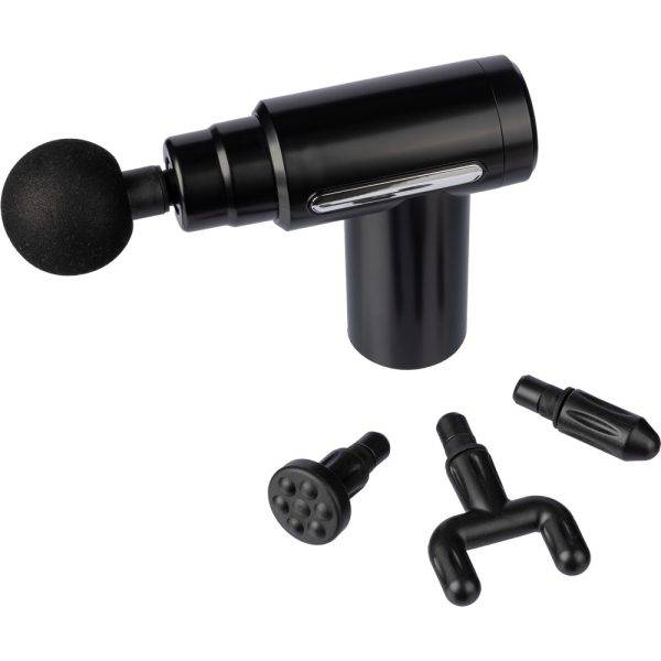 Masseur musculaire noir personnalisable avec logo