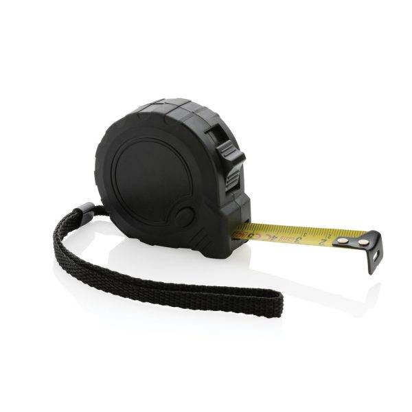 Mètre 3M/16 mm en plastique recyclé RCS avec bouton personnalisable
