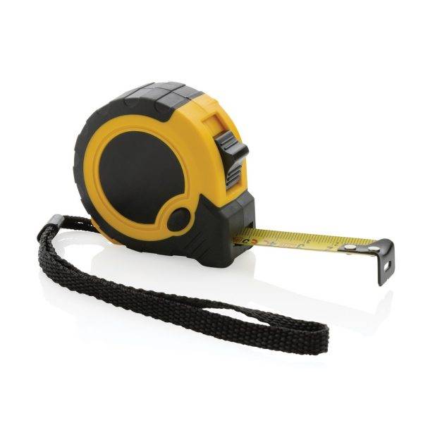 Mètre 3M/16 mm en plastique recyclé RCS avec bouton personnalisable – réf. P112.126