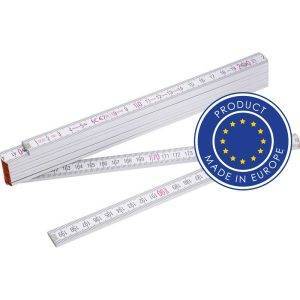 Mètre pliable 2m STABILA blanc personnalisable avec logo