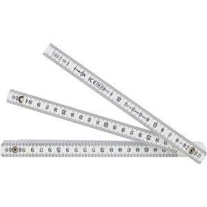 Mètre pliable 2m STABILA Gloria 1100 blanc personnalisable avec logo