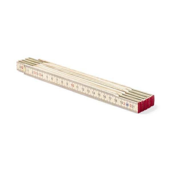 Mètre pliable en bois 2m personnalisable avec logo