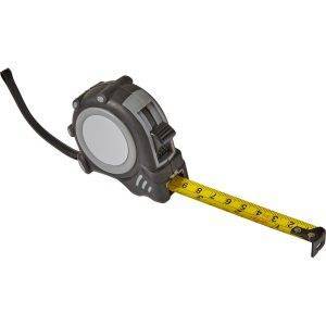 Mètre-ruban 3m graphite personnalisable avec logo