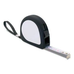 Mètre-ruban 3m noir personnalisable avec logo