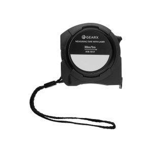 Mètre ruban 5M Gear X avec laser 30M noir personnalisable avec logo