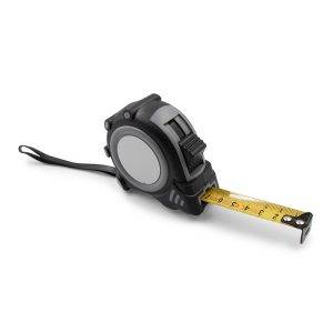 Mètre-ruban 5m graphite personnalisable avec logo