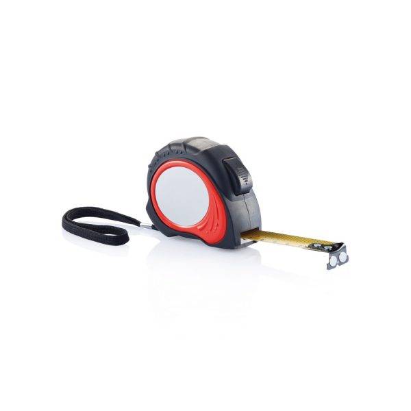 Mètre ruban Tool Pro 5m rouge personnalisable avec logo