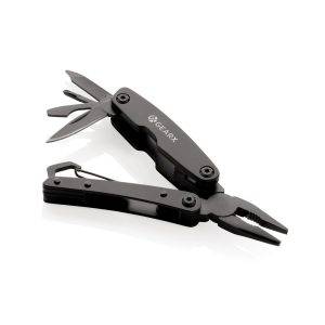 Mini outil multifonction Gear X noir personnalisable avec logo