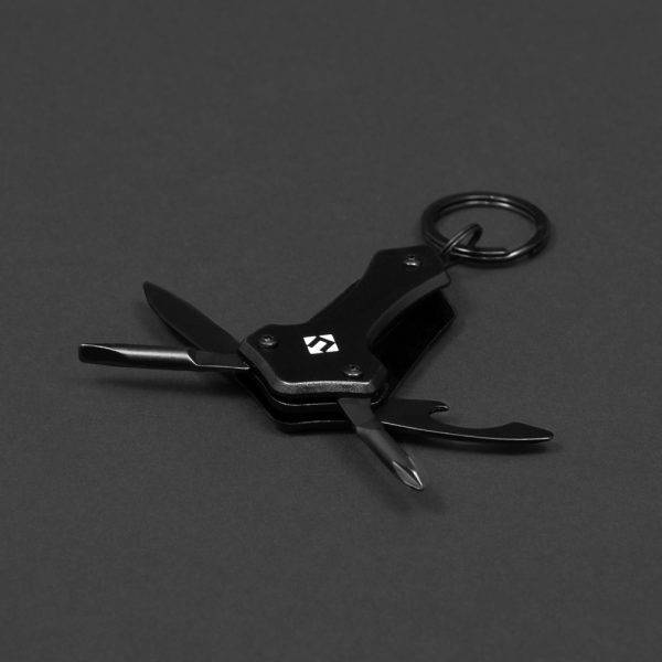 Mini outil multifonction Upperlane noir personnalisable avec logo