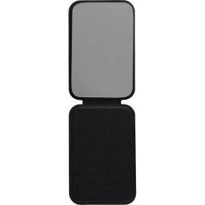 Miroir de poche avec support noir personnalisable avec logo