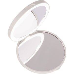 Miroir de poche blanc personnalisable avec logo