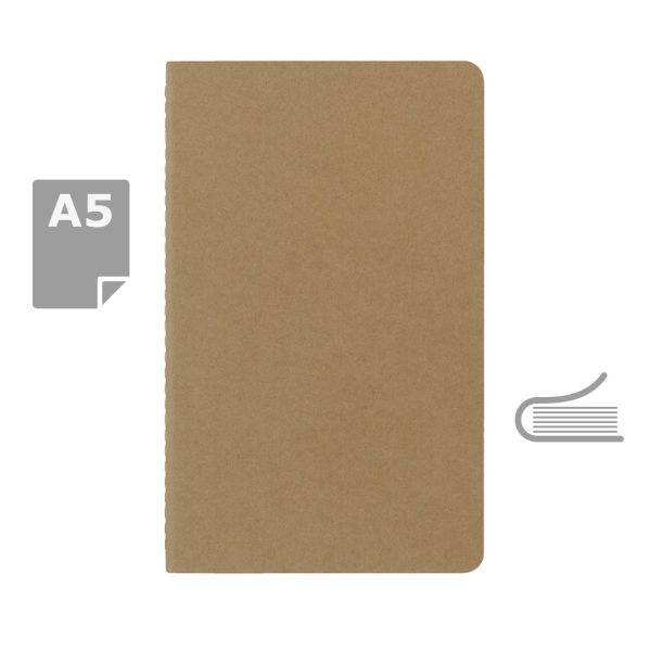 MOLESKINE Cahier Journal approx. A5 neutre personnalisable avec logo – réf. VM024-00