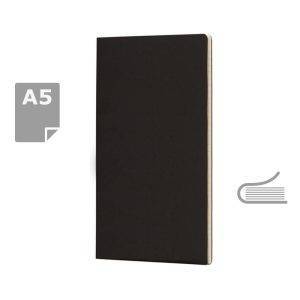 MOLESKINE Cahier Journal approx. A5 noir personnalisable avec logo
