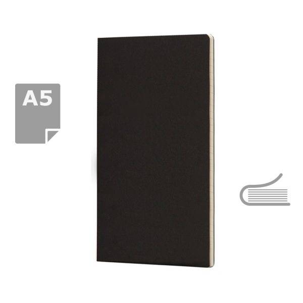 MOLESKINE Cahier Journal approx. A5 noir personnalisable avec logo