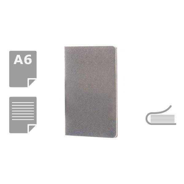 MOLESKINE Cahier Journal approx. A6 gris personnalisable avec logo