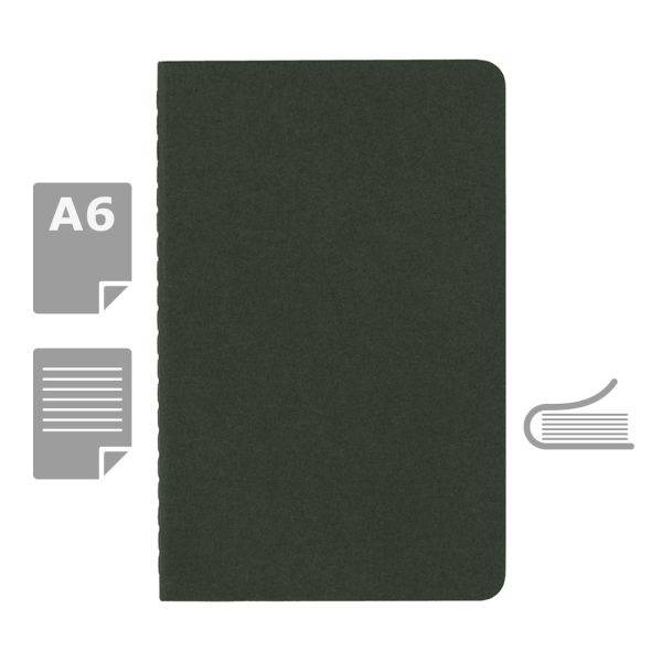 MOLESKINE Cahier Journal approx. A6 kaki personnalisable avec logo