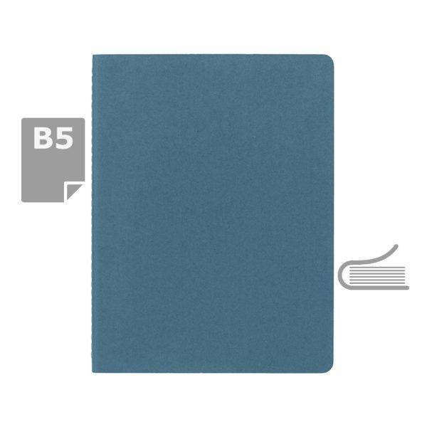 MOLESKINE Cahier Journal approx. B5 bleu clair personnalisable – réf. VM041-23