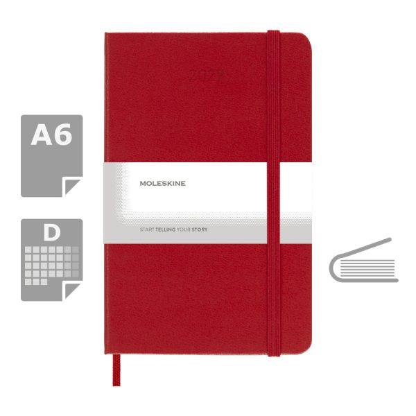 MOLESKINE diary czerwony personnalisable avec logo