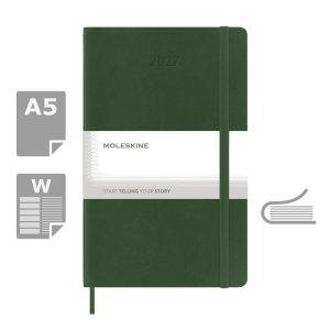 MOLESKINE diary khaki personnalisable avec logo – réf. VM398-25/2027