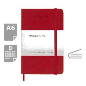 MOLESKINE diary rouge personnalisable avec logo