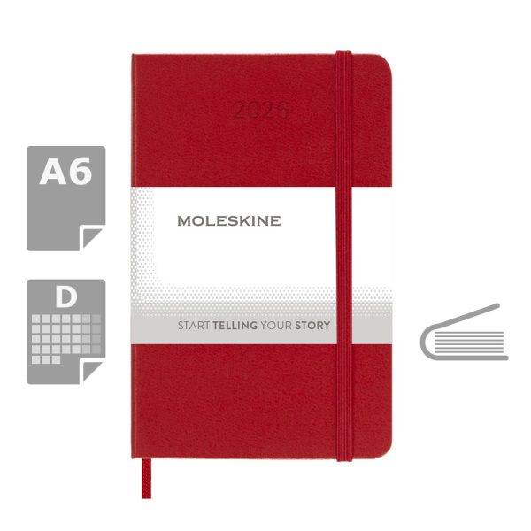 MOLESKINE diary rouge personnalisable avec logo