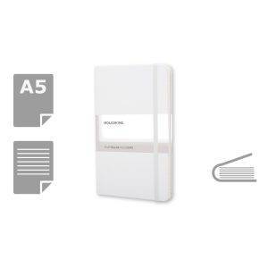 MOLESKINE Notebook approx. A5 blanc personnalisable avec logo