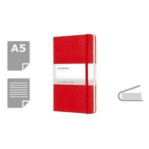 MOLESKINE Notebook approx. A5 czerwony personnalisable avec logo