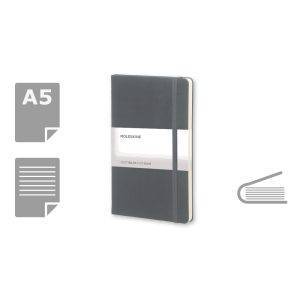MOLESKINE Notebook approx. A5 gris personnalisable avec logo