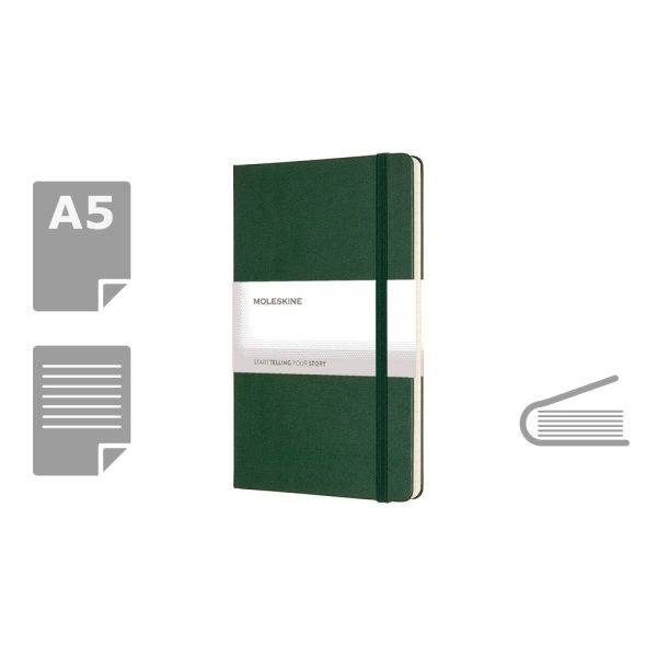 MOLESKINE Notebook approx. A5 kaki personnalisable avec logo