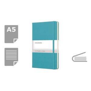 MOLESKINE Notebook approx. A5 turquoise personnalisable avec logo