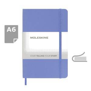 MOLESKINE Notebook approx. A6 bleu personnalisable avec logo – réf. VM205-11