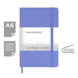 MOLESKINE Notebook approx. A6 bleu personnalisable avec logo