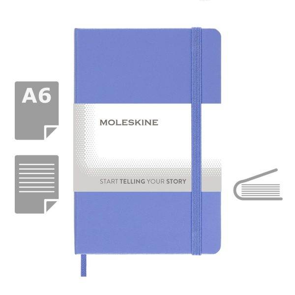 MOLESKINE Notebook approx. A6 bleu personnalisable avec logo