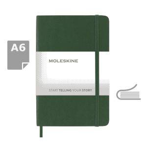 MOLESKINE Notebook approx. A6 kaki personnalisable avec logo – réf. VM205-25