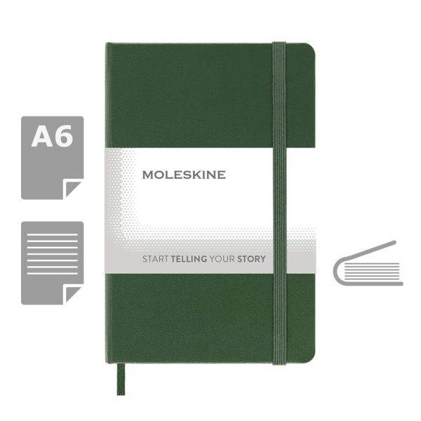 MOLESKINE Notebook approx. A6 kaki personnalisable avec logo