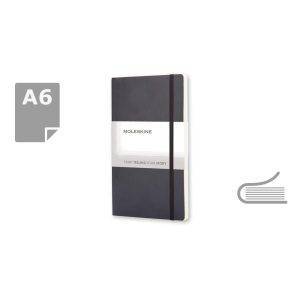 MOLESKINE Notebook approx. A6 noir personnalisable avec logo – réf. VM205-03