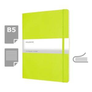 MOLESKINE Notebook approx. B5 citron vert personnalisable avec logo