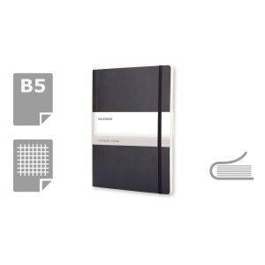 MOLESKINE Notebook approx. B5 noir personnalisable avec logo – réf. VM403-03