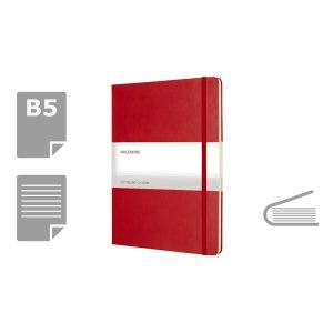 MOLESKINE Notebook approx. B5 rouge personnalisable avec logo – réf. VM404-05