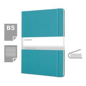 MOLESKINE Notebook approx. B5 turquoise personnalisable avec logo – réf. VM404-29