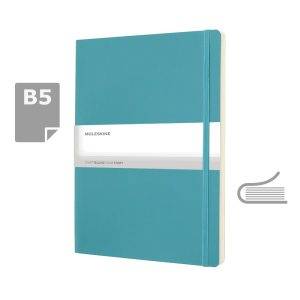 MOLESKINE Notebook approx. B5 turquoise personnalisable avec logo