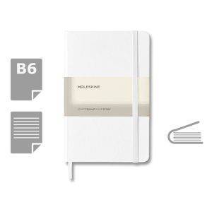 MOLESKINE Notebook approx. B6 blanc personnalisable avec logo