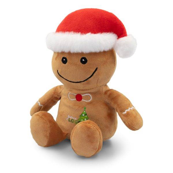 Monsieur Bonhomme en pain d’épices en peluche Pebbles personnalisable