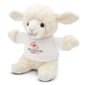 Mouton en peluche | Bleathany blanc personnalisable avec logo