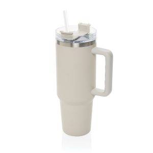 Mug 1.2L en acier recyclé RCS Peakflow gris personnalisable avec logo