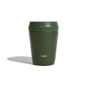 Mug 235 ml avec couvercle 360 en acier recyclé Topl personnalisable – réf. VTO02-06